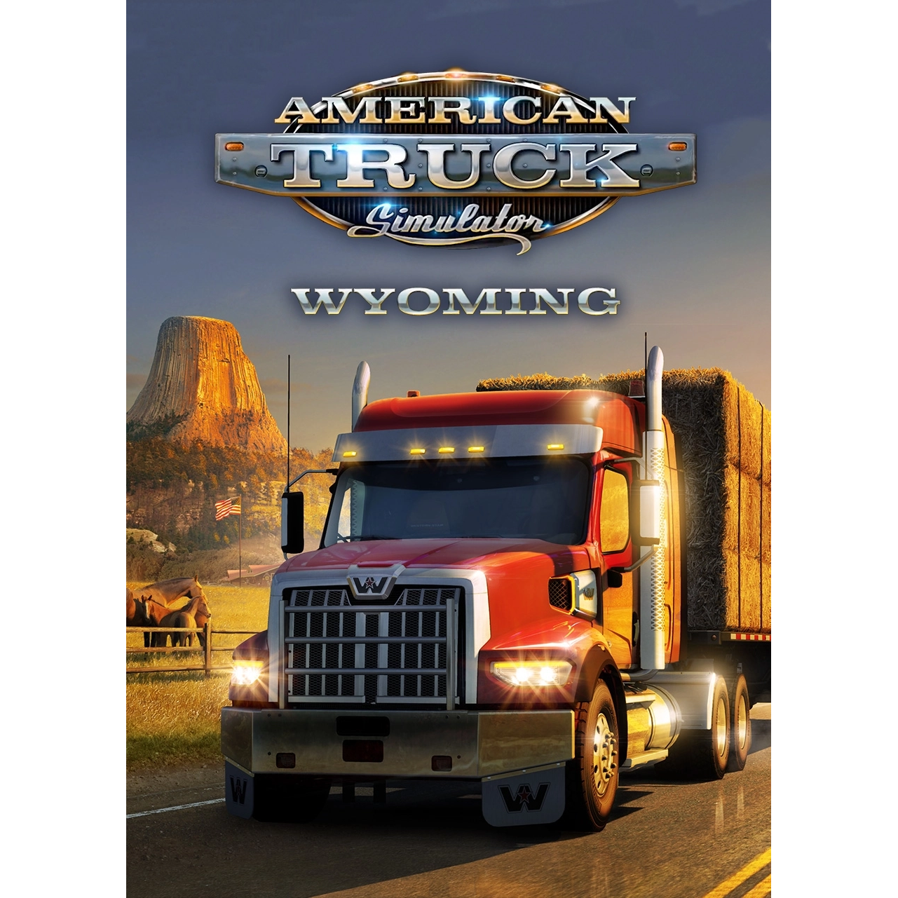 American Truck Simulator - Wyoming (PC - Steam elektronikus játék licensz)