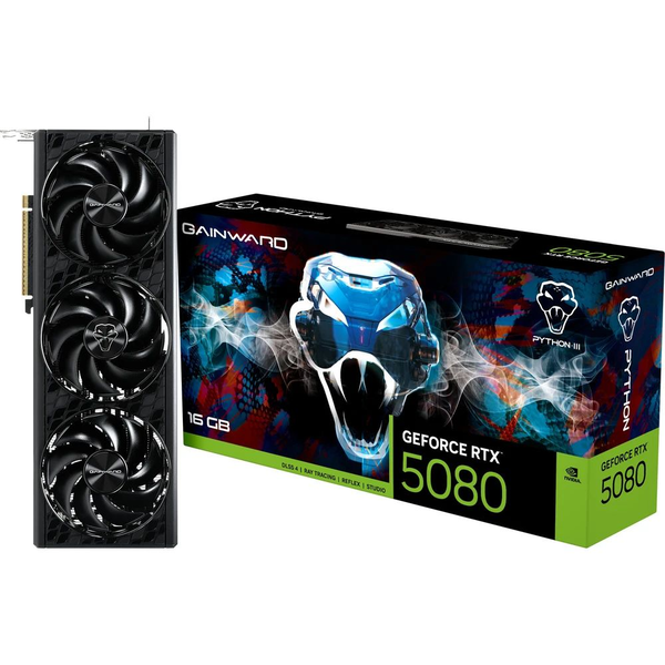 GAINWARD Python III GeForce RTX 5080 16GB GDDR7 DLSS4 NE75080019T2-GB2035T