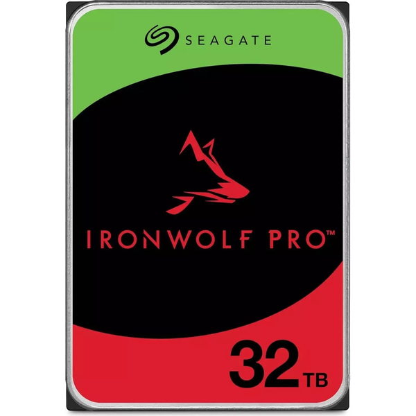 Seagate ST32000NT000 IronWolf Pro HDD, 32 TB, 7200 RPM, 3.5", Serial ATA III