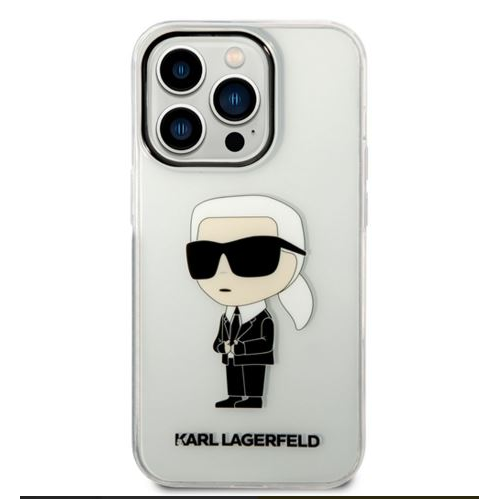 Karl Lagerfeld IML Ikonik NFTApple iPhone 14 Pro hátlap tok átlátszó (KLHCP14LHNIKTCT) (KLHCP14LHNIKTCT)