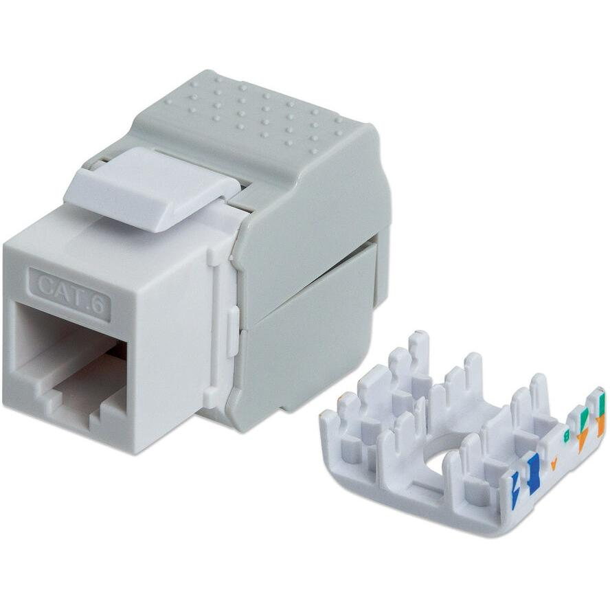 INTELLINET Keystone Jack Cat6 UTP weiß (167062)