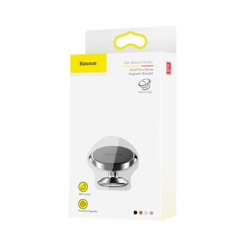 Suport Auto Baseus Ears Magnetic SUER-B0S, Argintiu