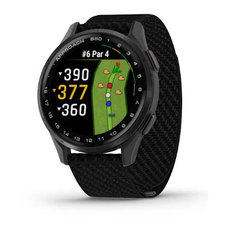 Garmin Approach S50 GPS golfóra palaszürke-fekete AMOLED kijelzővel (010-03010-00)