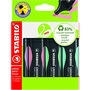 STABILO Szövegkiemelő készlet, 2-5 mm,  "Green Boss Pastel", 4 különböző szín (TST607042)
