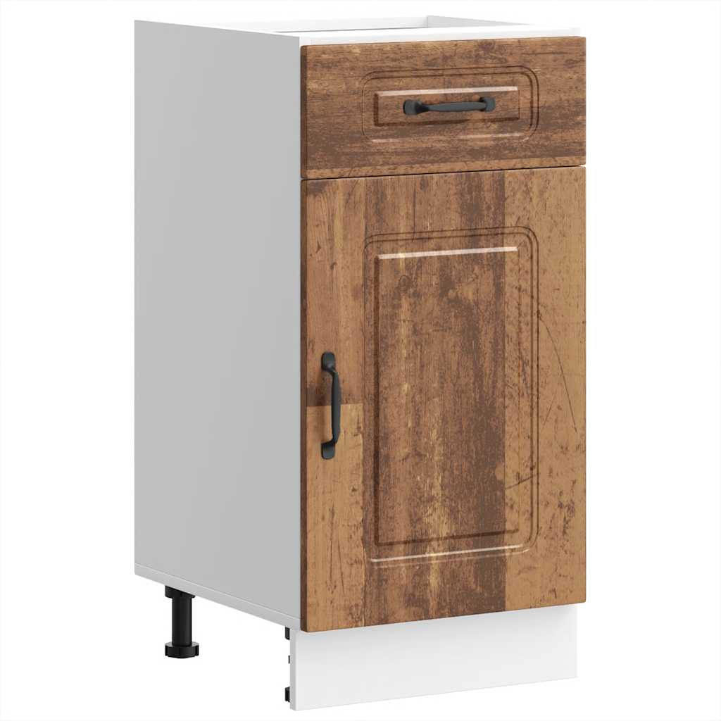 konyhai alapszekrény Kalmar régi fából készült fűrészáru (853475)