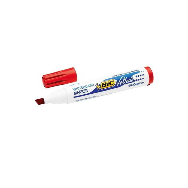 BIC Velleda ecolutions 1,1-5,6mm Flipchart- és táblamarker - Piros
