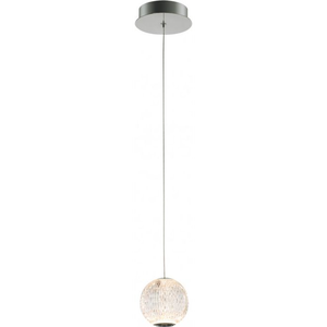 Lampa wisząca Italux Klasyczna lampa wisząca ledowa chrom Italux Rosario PND-12220121-1A-CR