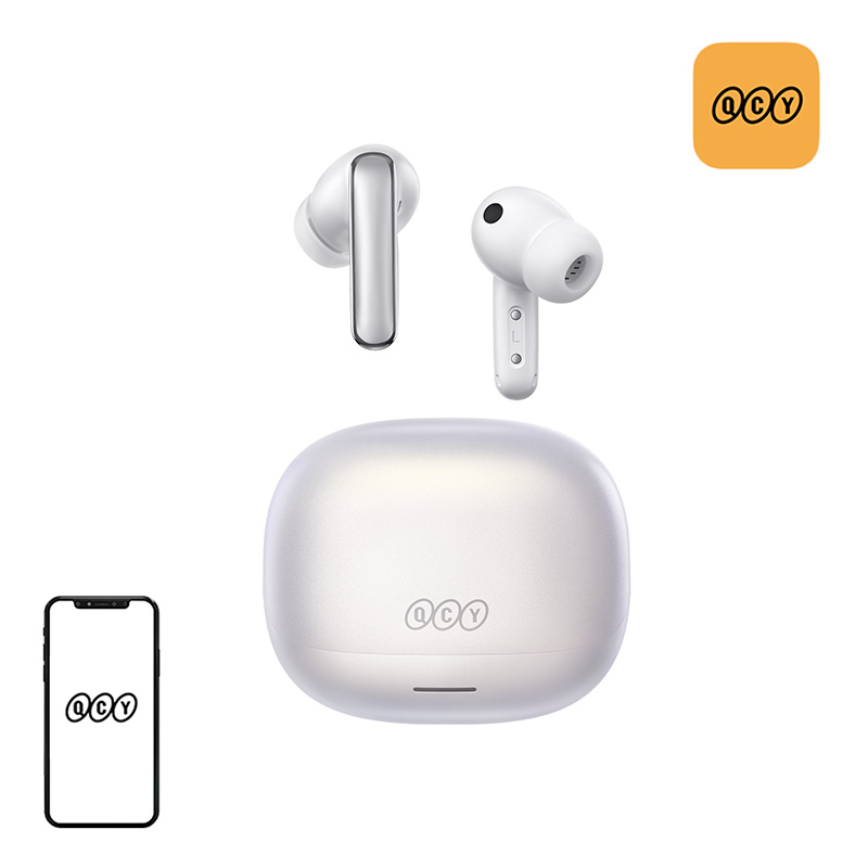 Слушалки QCY MeloBuds N65, бели