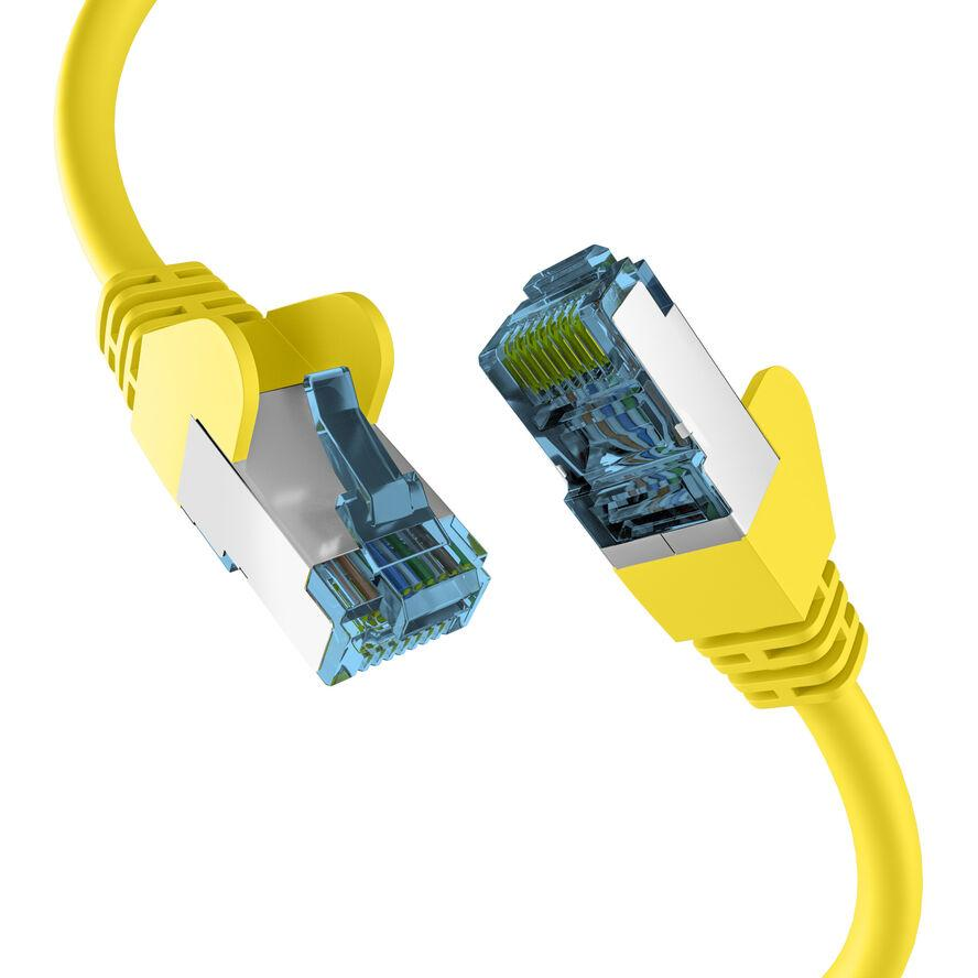 EFB RJ45 PATCHKABEL mit CAT7 ROHKABEL GELB 1m (EC020200179) (EC020200179)