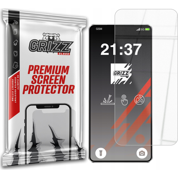  GrizzGlass Szkło hybrydowe GrizzGlass HybridGlass do Vivo iQOO Z9 Turbo Plus
