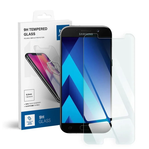 Samsung Galaxy A5 2017 készülékhez edzett üveg kijelzővédő Blue Star