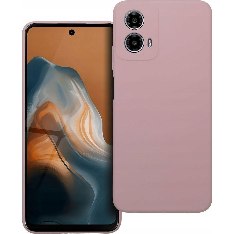 2mm Motorola G34 5G szilikon hátlap tok, világos rózsaszín ( )