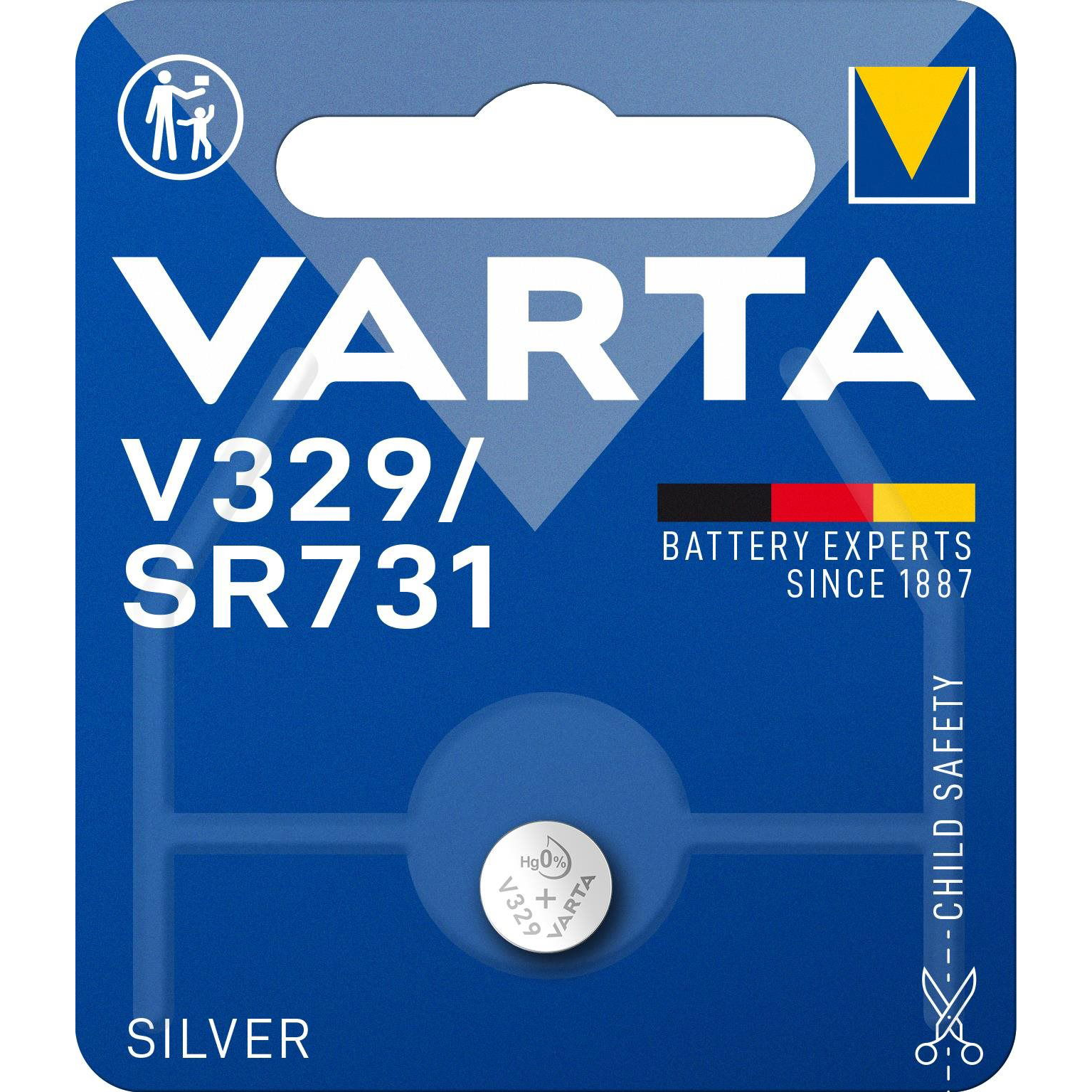 VARTA V329/SR731 Speciális ezüst-oxid elem - 1 db (4008496660209)