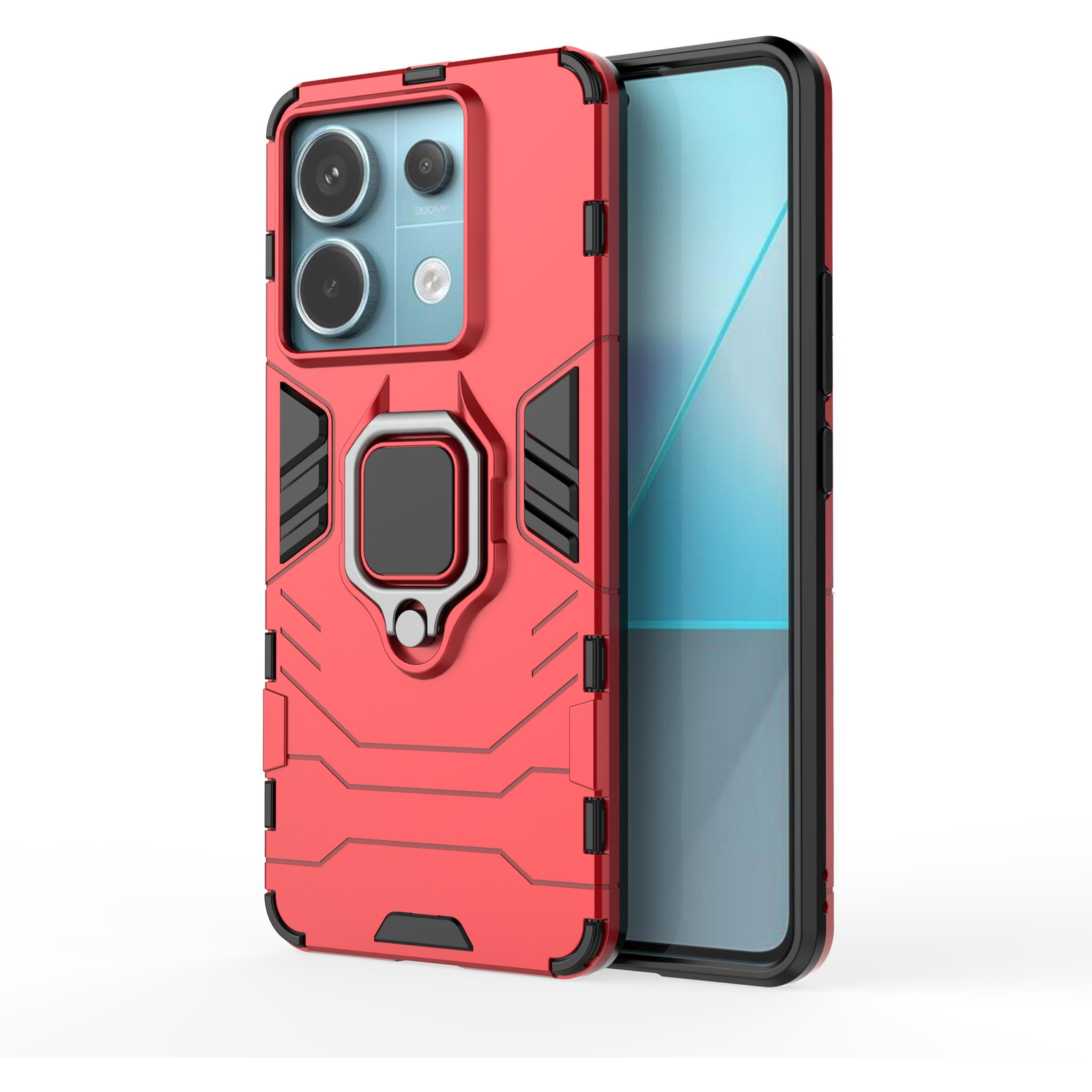 Lenuo Armor Xiaomi Redmi Note 13 Pro 5G piros tok (2926934131703)