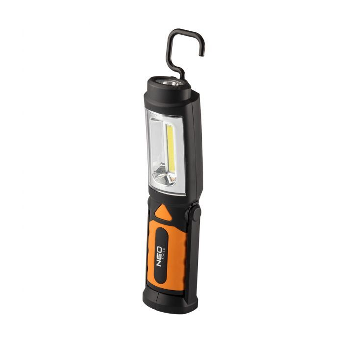 Neo Tools 99-042 Műhely-vizsgálólámpa elemes 3xAA 300lm COB LED elemekkel 3W (Neo Tools 99-042)