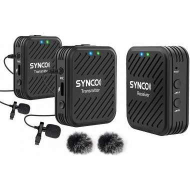 Synco WAir-G1(A2) ultrakompakt vezetéknélküli csiptetős duális mikrofon rendszer 2.4 GHz (SY-WAIR-G1-A2)