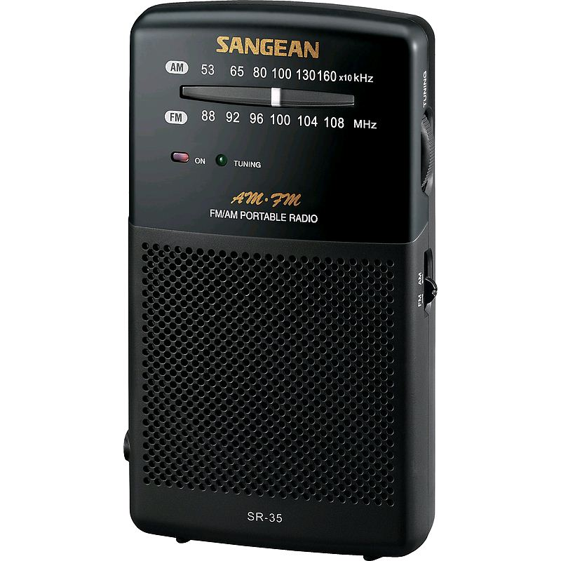 Sangean SR-35 analóg zsebrádió fekete (SR-35)