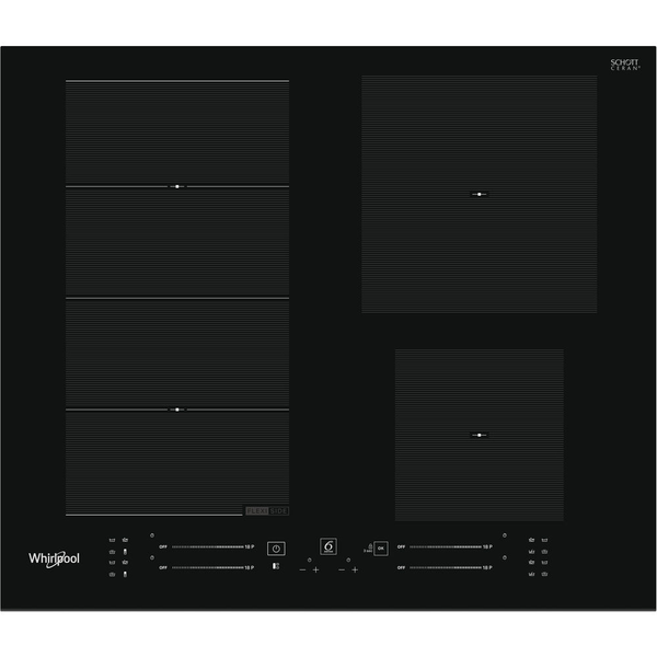 Whirlpool WF S4160 BF Sort Indbygget 59 cm Zone induktionskogeplade 4 zone(s)