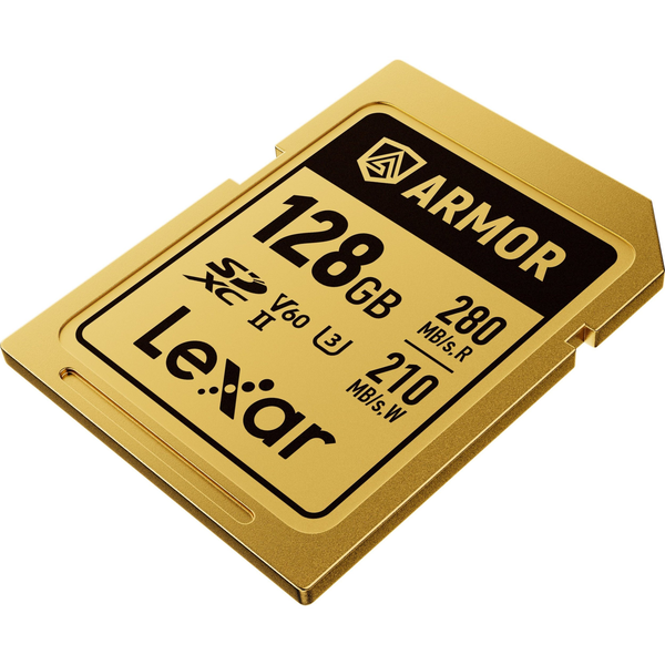 Lexar memory card SDXC 128GB Armor Gold UHS-II U3