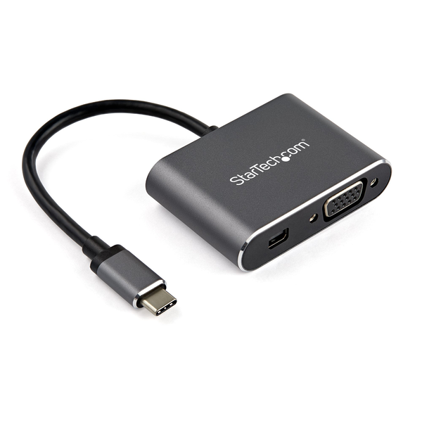 StarTech.com CDP2MDPVGA USB grafisk adapter 3840 x 2160 pixel Grå
