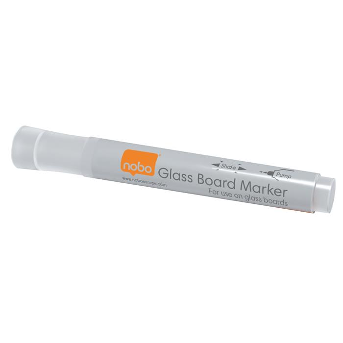 Nobo 3mm Üvegtábla marker - Fehér (4 db / csomag) (1905323)