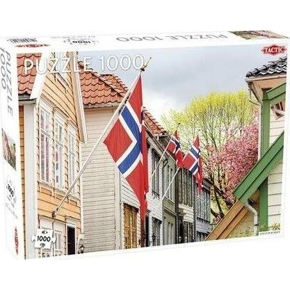 Tactic 56644 puzzel Legpuzzel 1000 stuk(s) Stad