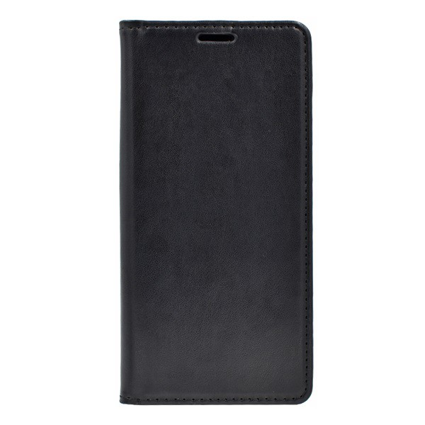 Tok álló, bőr hatású (FLIP, oldalra nyíló, asztali tartó funkció) FEKETE [Samsung Galaxy A22 5G (SM-A226)] (5996591105512)