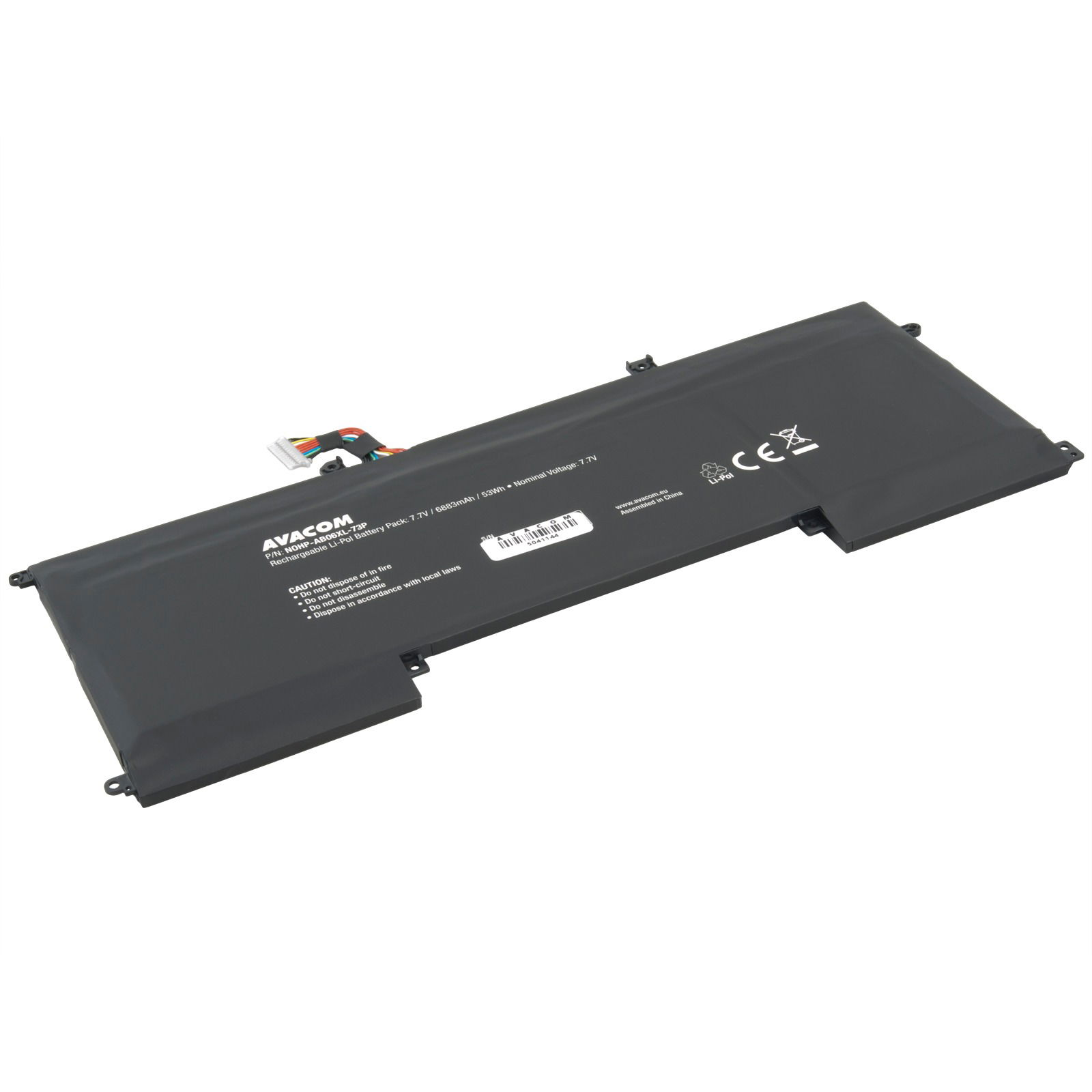 AVACOM AB06XL HP Envy 13-ad series akkumulátor, Li-Pol 7,7 V, 6883 mAh, 53 Wh (NOHP-AB06XL-73P)