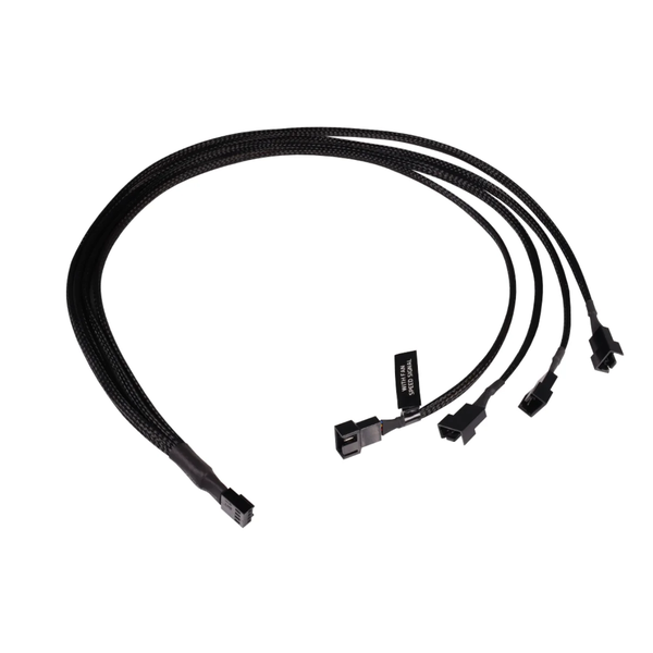 Alphacool 18684 Y-elosztó 4 tűs 4x 4 tűs PWM-hez - 60cm