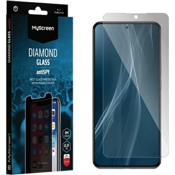 MyScreen Antispy Diamond Glass iPhone 15 Pro Max 6.7" Edzett Üveg
