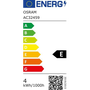 Osram BASE Clas LED fényforrás E14 4W Kisgömb meleg fehér filament (3db) (4058075819337)