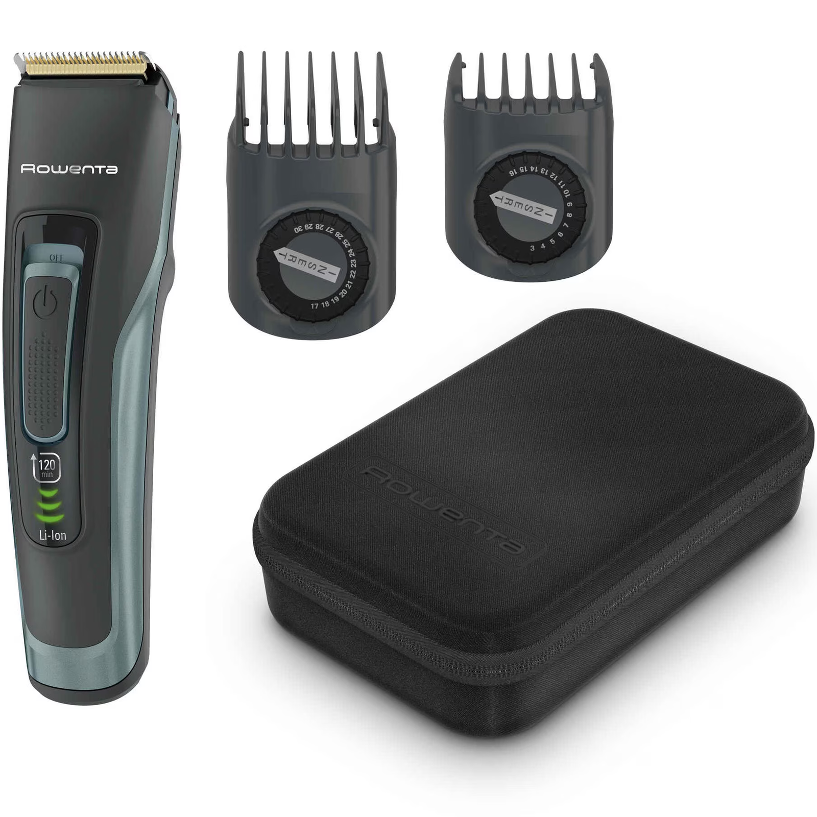 Rowenta TN5224E0 Vezeték nélküli Akkus Száraz Haj- és szakállnyíró - Fekete (TN5224E0)