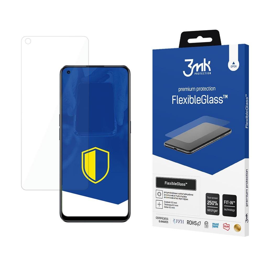 3mk FlexibleGlass Realme 9 4G Edzett üveg kijelzővédő (5903108472494)