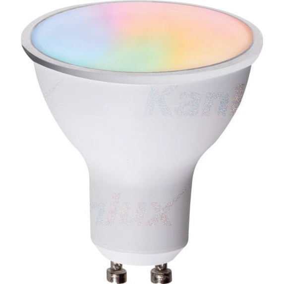 KanLUX Smart Tuya LED Lámpa Égő - Dimmelhető, RGB, CCT, Wifi/Bluetooth , 4,7 W, GU10 (33643)