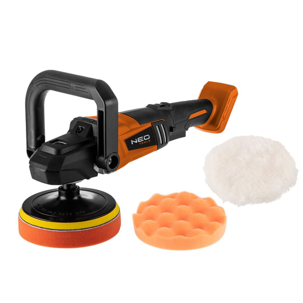 NEO Tools akkumulátoros polírozógép akumulátor nélkül 800-2300 rpm (04-602)