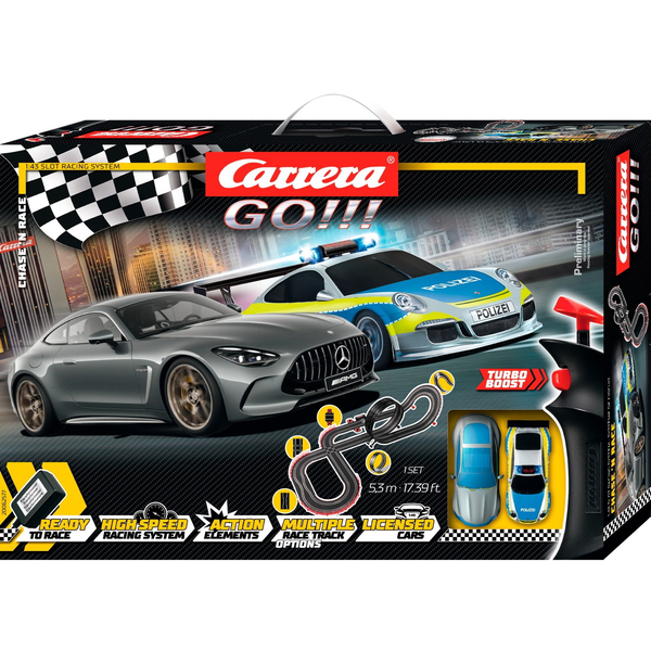 Carrera GO!!! Chase'n Race Versenypálya 5,3m