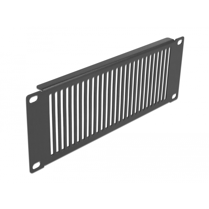 Delock 10 hálózati kabin panel hosszanti ventiláló nyílásokkal 2U fekete (66669) (66669)