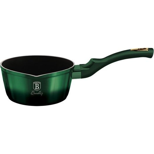 BerlingerHaus BH/6055 Emerald Collection Szószos Edény - Kovácsolt Alumínium, Smaragdzöld (BH-6055)