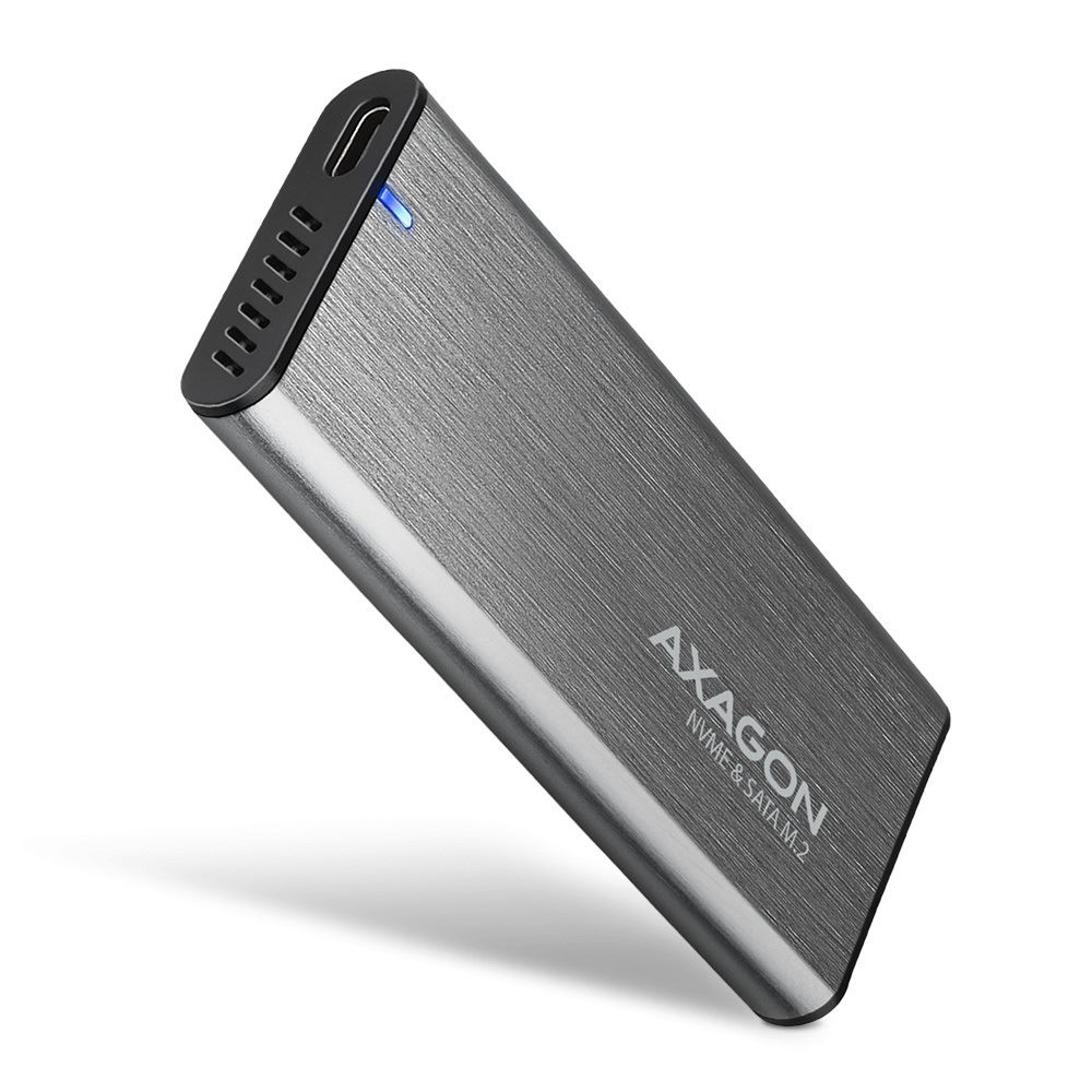 Axagon EEM2-SG2 M.2 külső SSD ház szürke (EEM2-SG2)