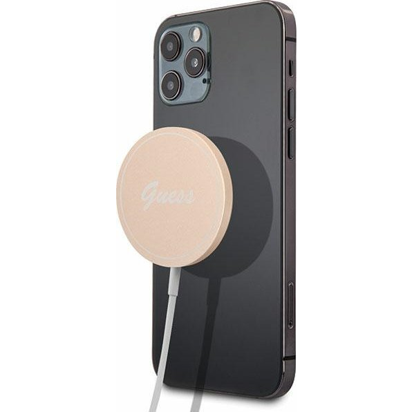 Guess GUCBMSLRD MagSafe Indukciós Töltő 15W Arany (GUE2803)