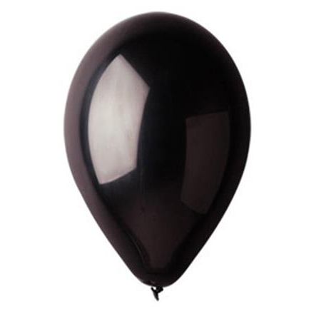 Léggömb 26 cm - Fekete (10 db) (009-1410)