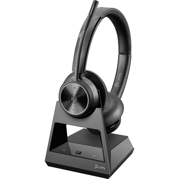 Стерео DECT слушалки HP Poly Savi 7320, черни