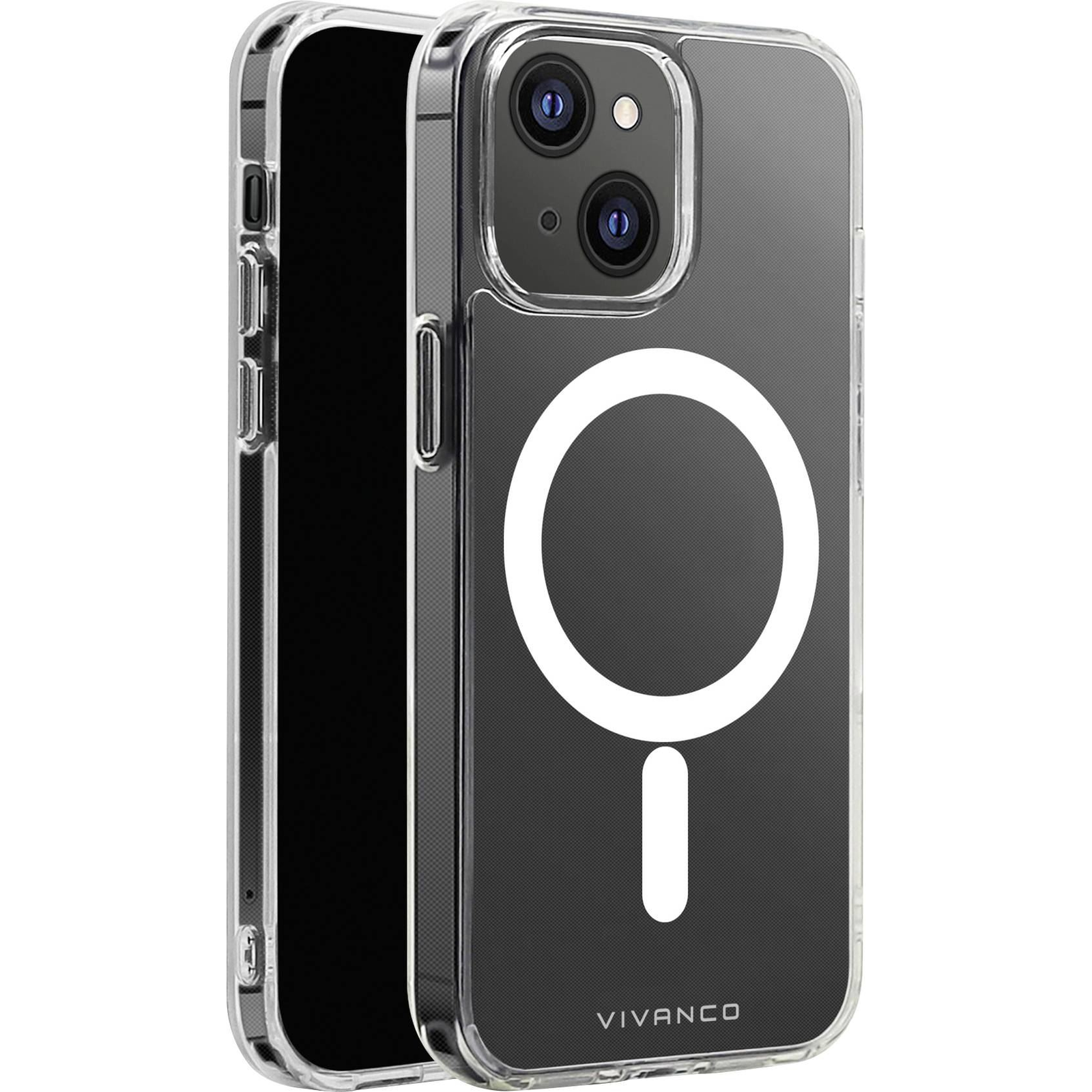 Vivanco Mag Steady Apple iPhone 13 Mini Hátlap Átlátszó (MSASCVVIPH2021MT) (MSASCVVIPH2021MT)