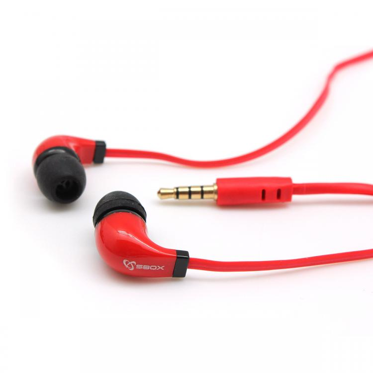 Слушалки SBOX Microphone EP-038 — T-MLX36213, червени