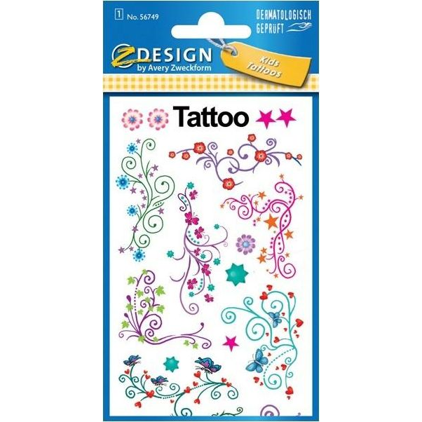 Tetoválás Matrica Avery Ornamentika (350152)