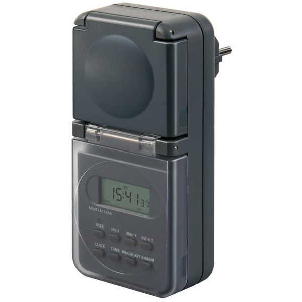 Brennenstuhl 1506706 IP44 Digitális heti időzítő kapcsolóóra