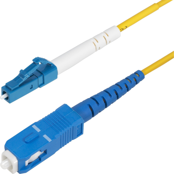 StarTech.com SPSMLCSC-OS2-5M InfiniBand og fiberoptisk kabel LC SC Gul