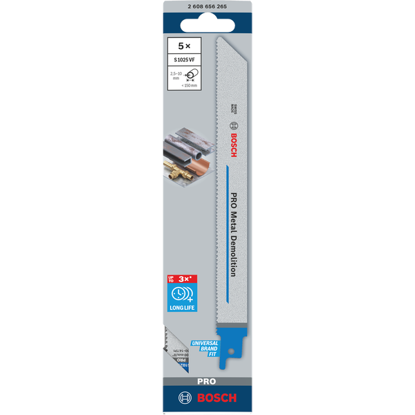 Bosch 2 608 656 265 stiksav, rullesav & sabelsavklinge Saber savklinge Bimetal 5 stk