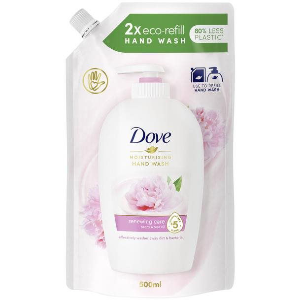 DOVE Folyékony szappan Bazsarózsa utántöltő 500 ml (8720181209062)