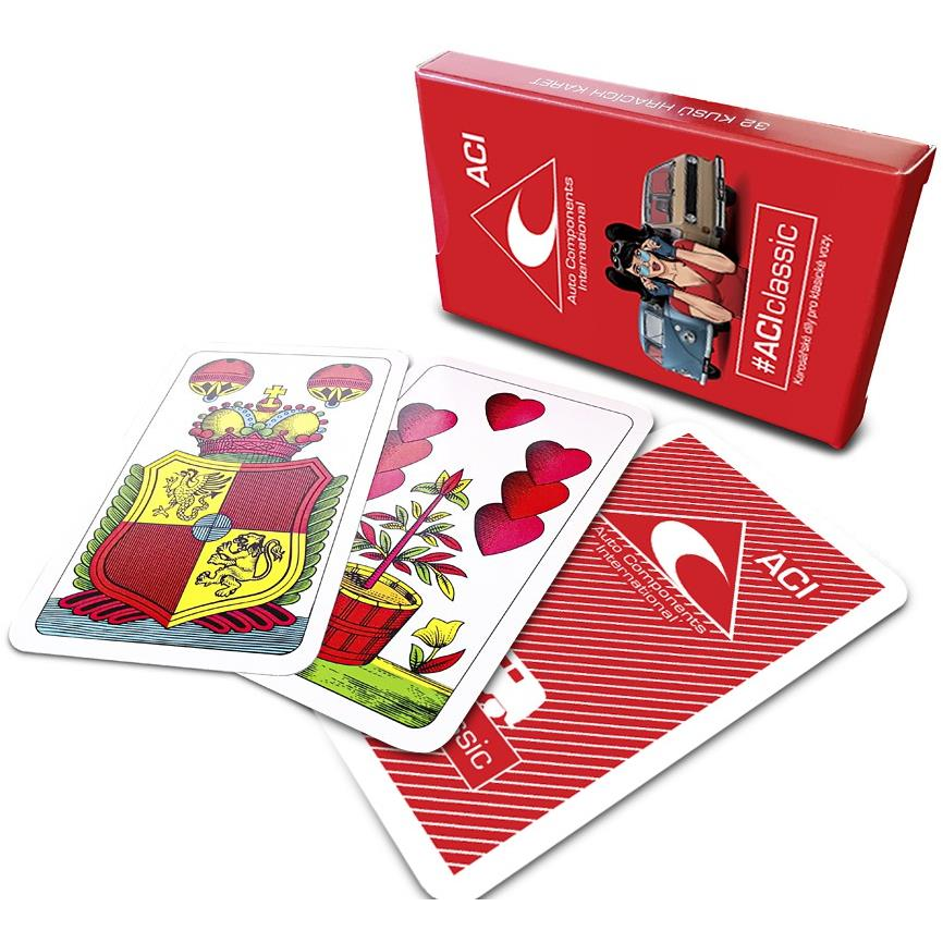 ACI playing cards single head, 32 pcs in box (XKARTY)